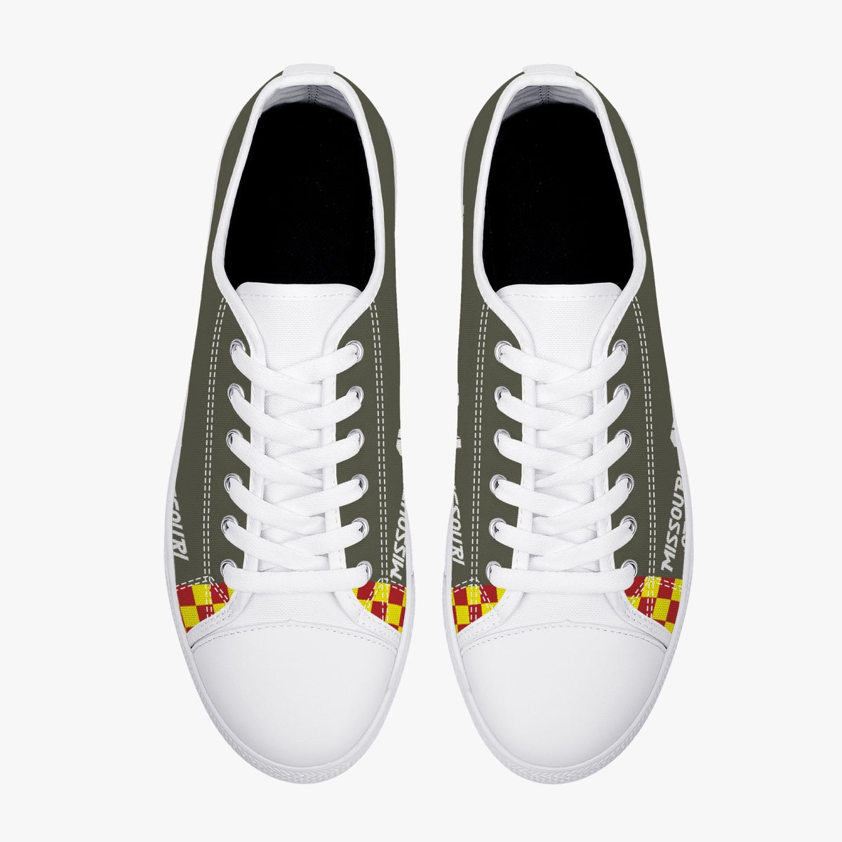 P-51 "Missouri Armada" Low Top Canvas Shoes - I Love a Hangar
