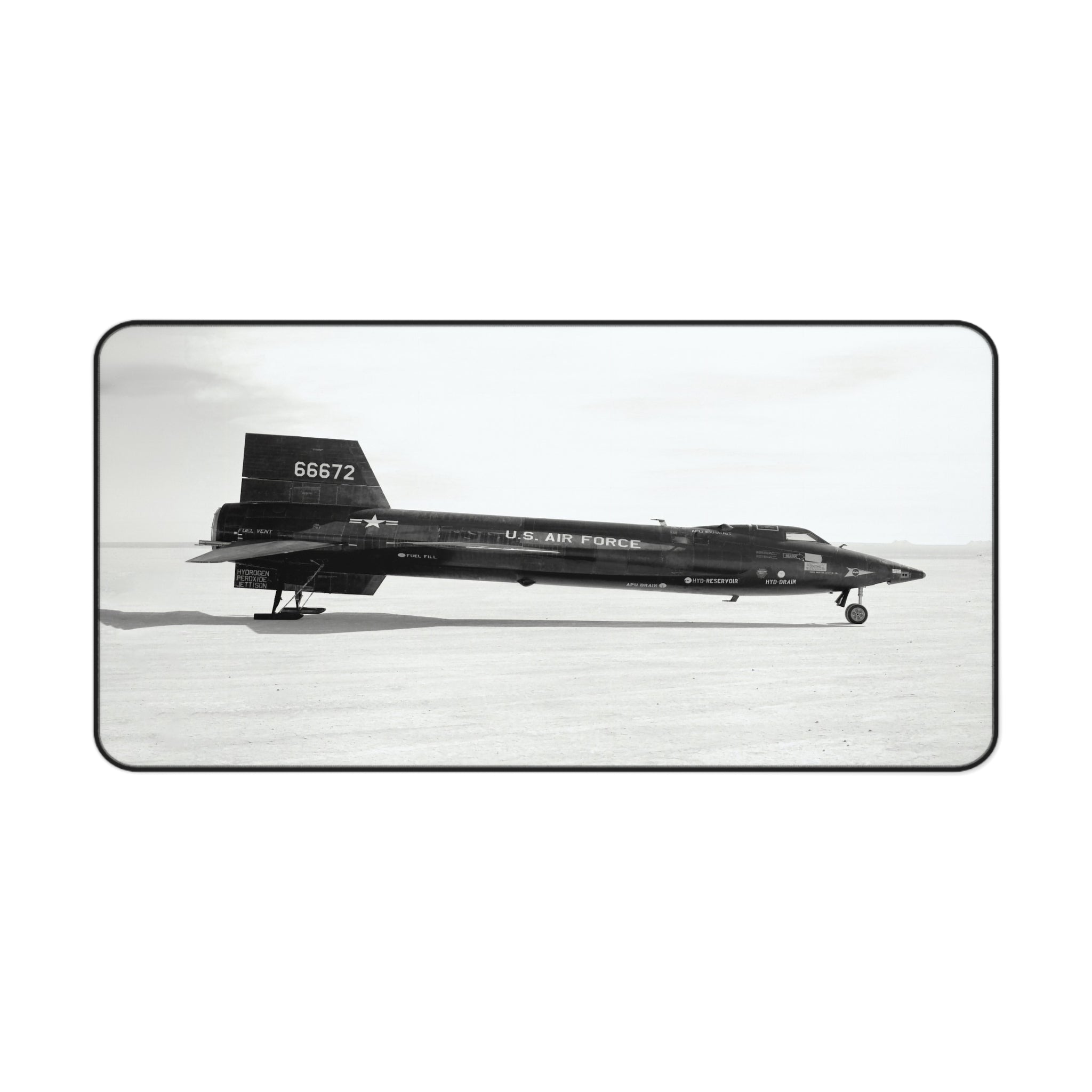 X-15 Desk Mat - I Love a Hangar