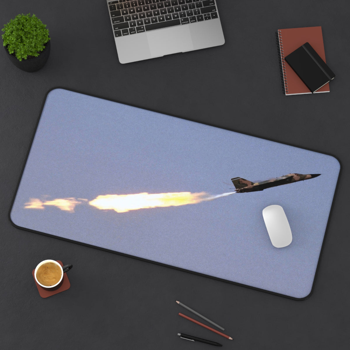 F-111 Dump & Burn Desk Mat - I Love a Hangar