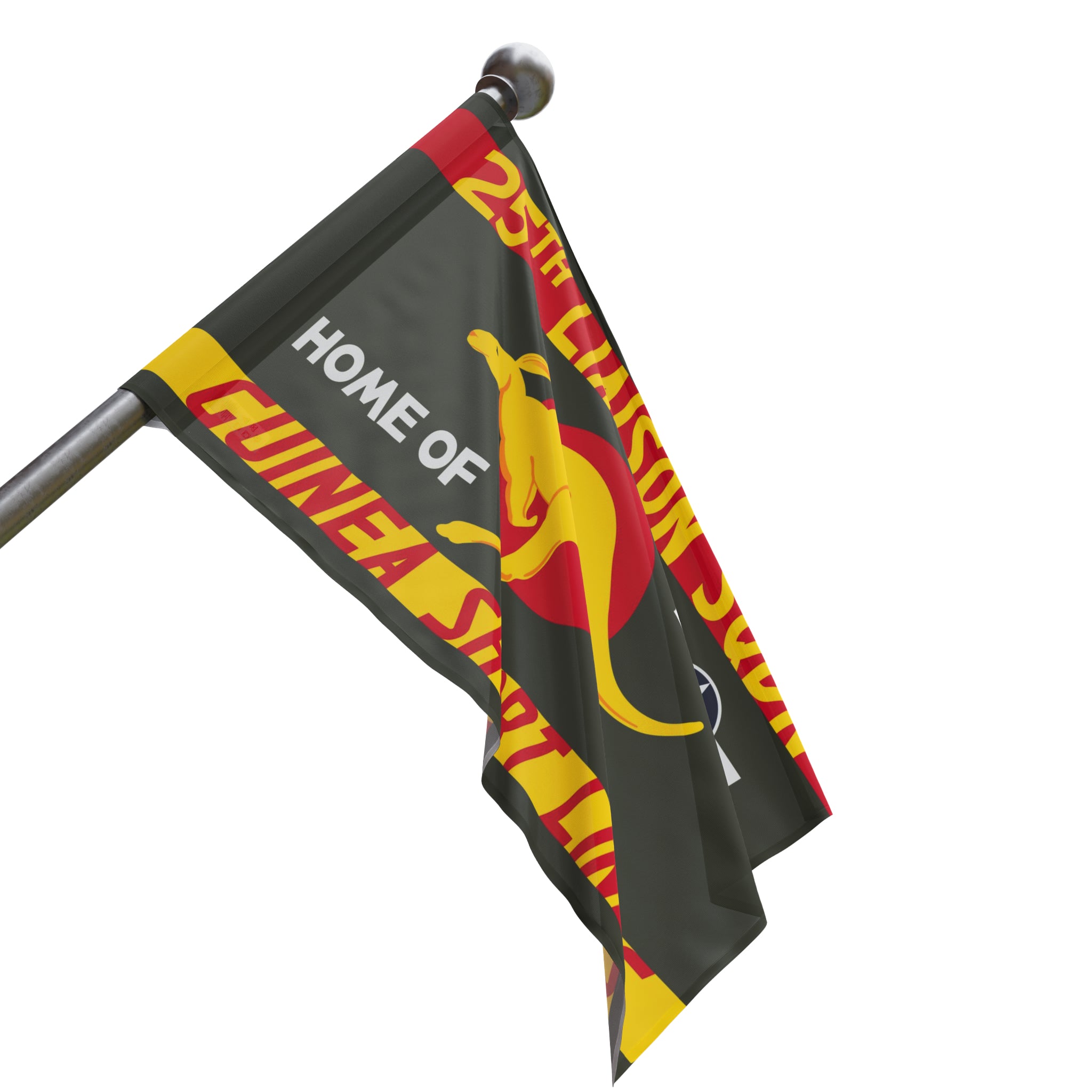 25th Liason Squadron (Guinea Short Lines) Flag - I Love a Hangar