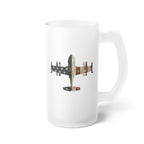 A-37 Dragonfly Frosted Glass 16oz (473ml) Beer Mug - I Love a Hangar