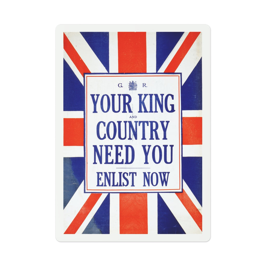 "Your King & Country Need You" Playing Cards - I Love a Hangar