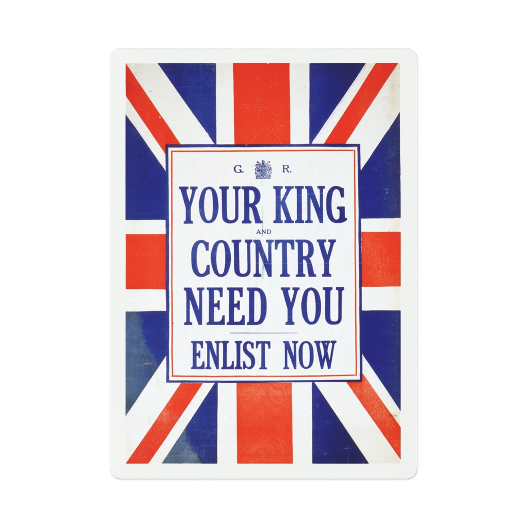 "Your King & Country Need You" Playing Cards - I Love a Hangar
