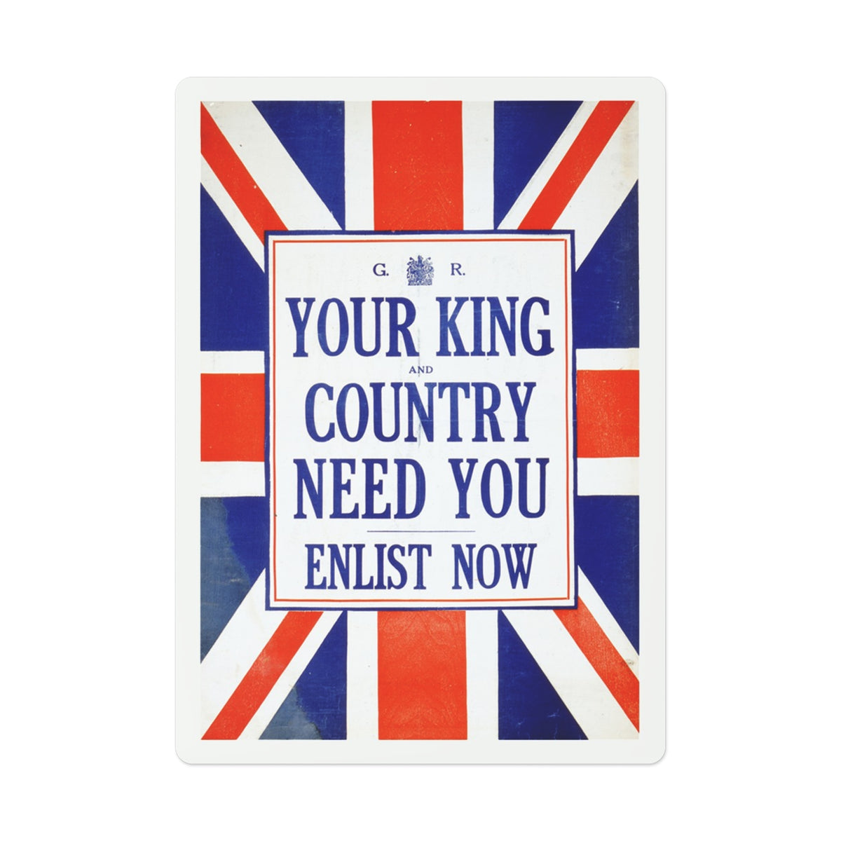 "Your King & Country Need You" Playing Cards - I Love a Hangar