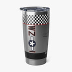 P-51 "Big Beautiful Doll" Inspired 20oz (590ml) Stainless Steel Tumbler - I Love a Hangar