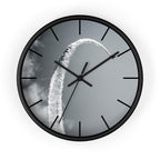 Black & White Wall Aerobatic Clock - I Love a Hangar