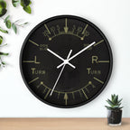 Turn and Slip Indicator Wall Clock - I Love a Hangar