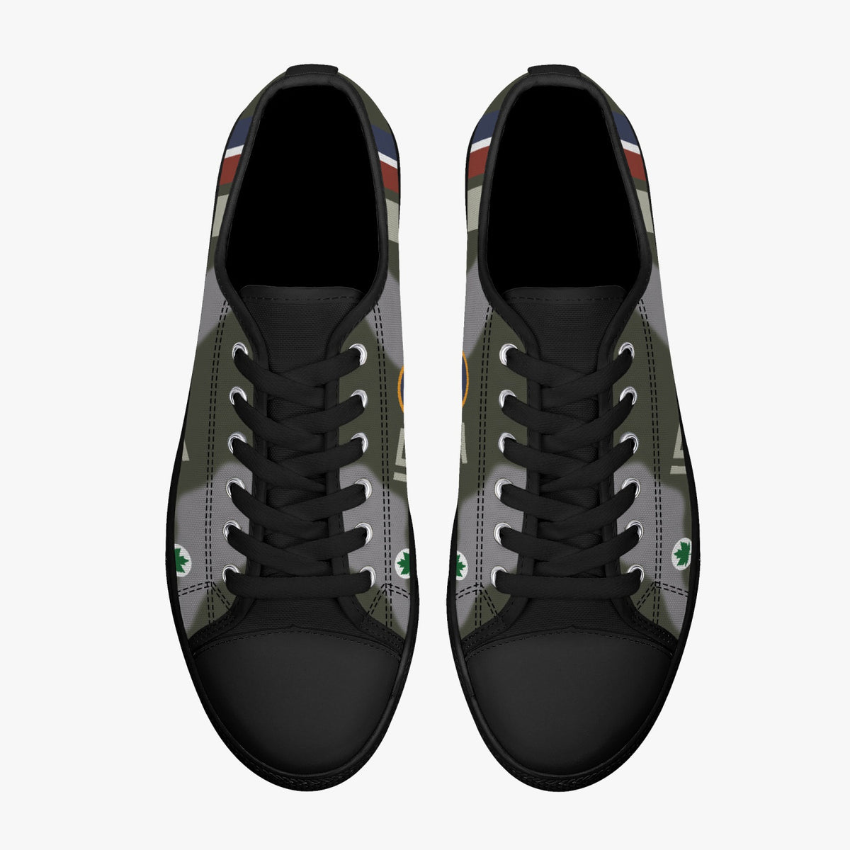 Spitfire "JE-J" (EN398) Low Top Canvas Shoes - I Love a Hangar