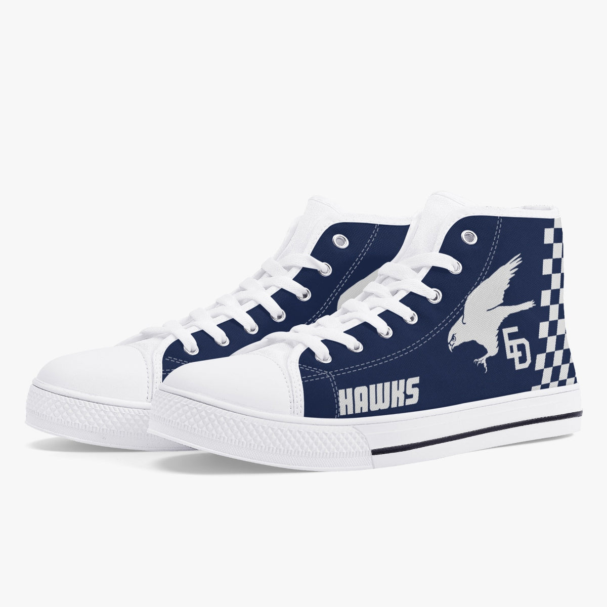 VMFA-533 "Hawks" (F-35 Edition) High Top Canvas Shoes - I Love a Hangar