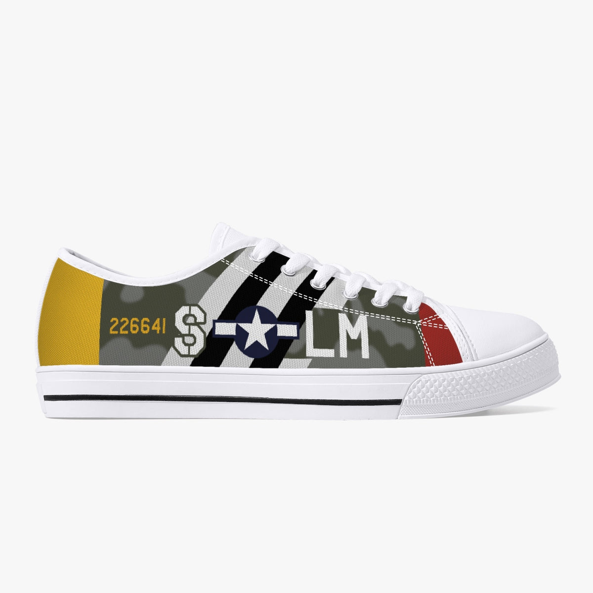P-47 "Hairless Joe" Low  Top Canvas Shoes - I Love a Hangar