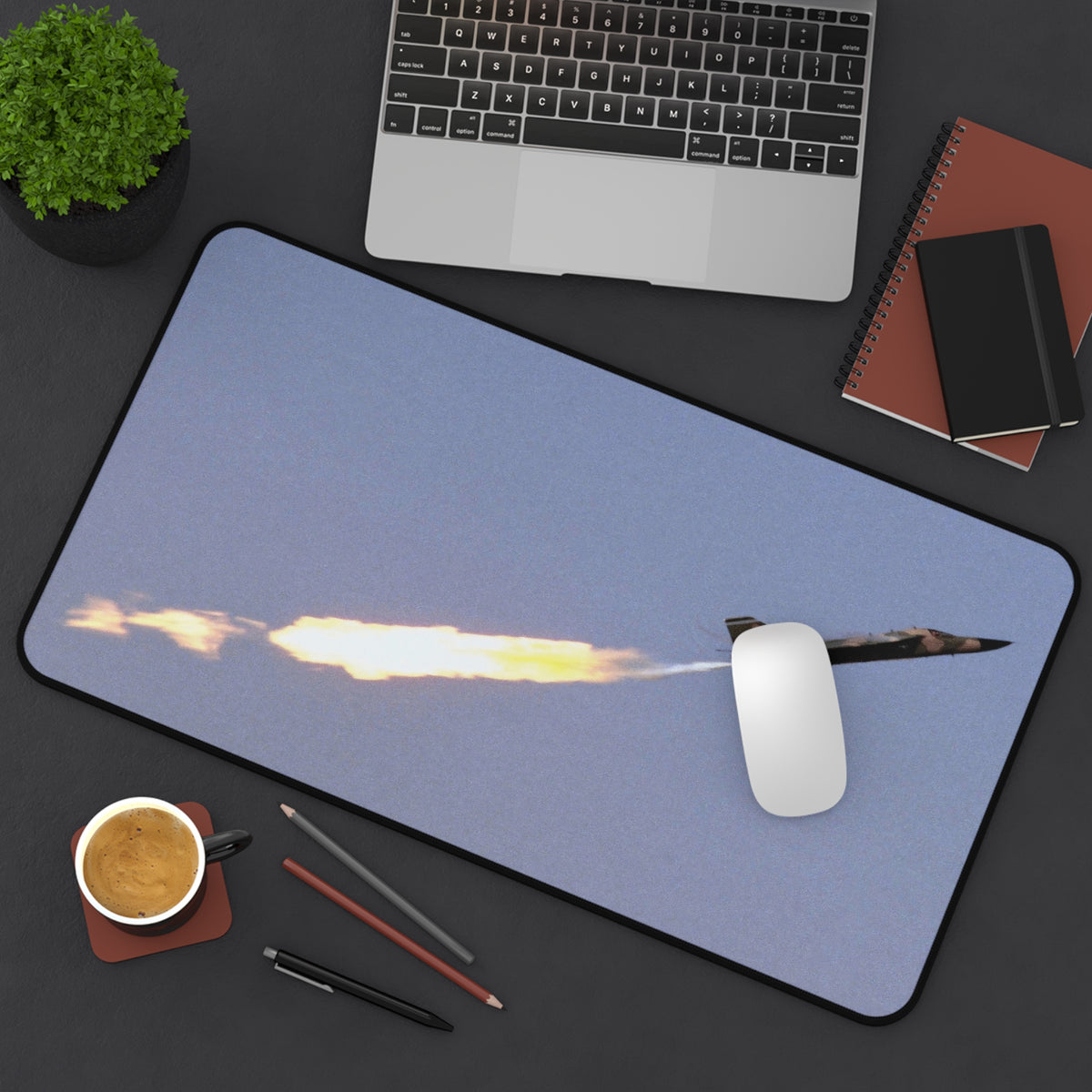 F-111 Dump & Burn Desk Mat - I Love a Hangar
