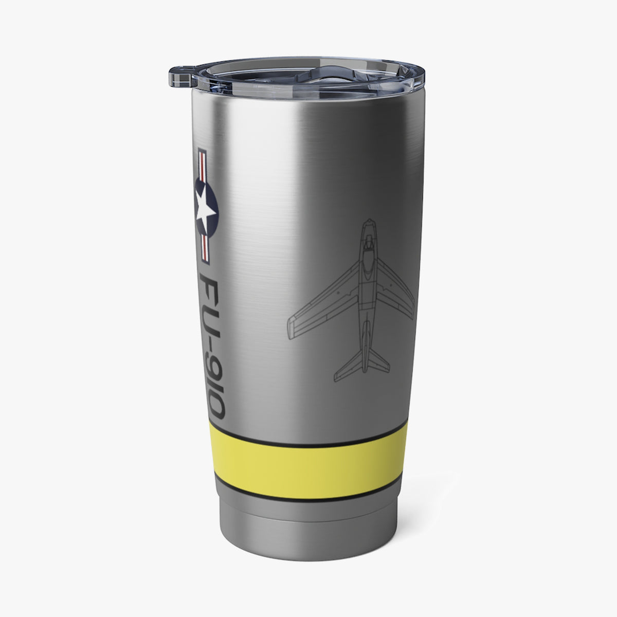 F-86 "Beauteous Butch II"  Inspired 20oz (590ml) Stainless Steel Tumbler - I Love a Hangar