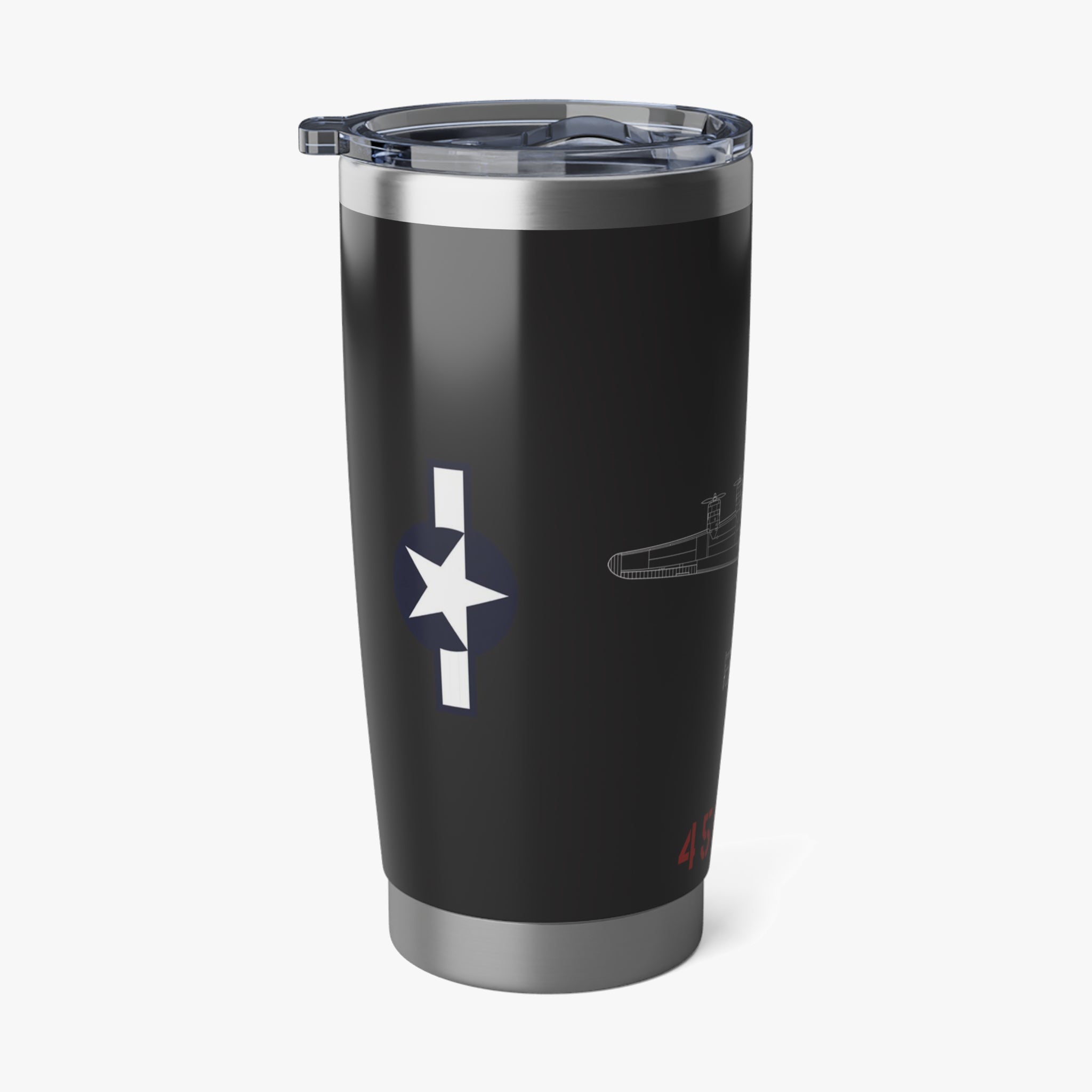 B-24 "Sack Time" Inspired 20oz (590ml) Stainless Steel Tumbler - I Love a Hangar