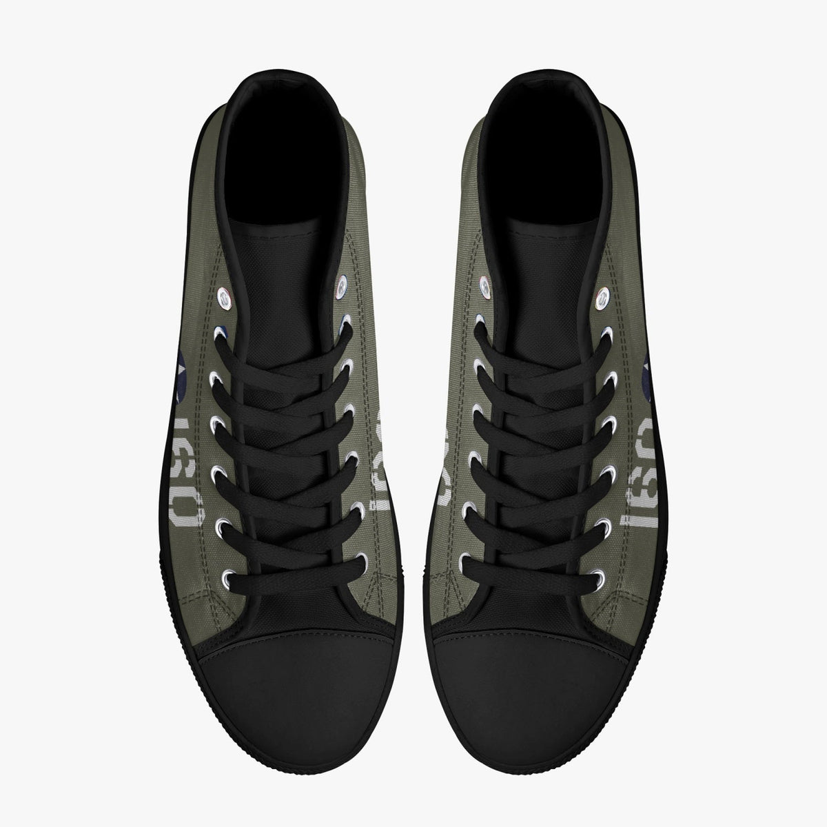 P-40 "#160" of 2LT George Welch High Top Canvas Shoes - I Love a Hangar