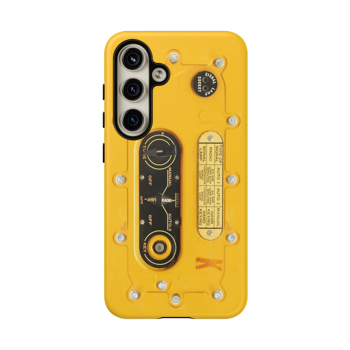 SCR-578 "Gibson Girl" Survival Radio Style Tough Phone Cases – Samsung Galaxy Compatible