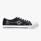 A-10 "Blacksnakes" Low Top Canvas Shoes (Dark) - I Love a Hangar