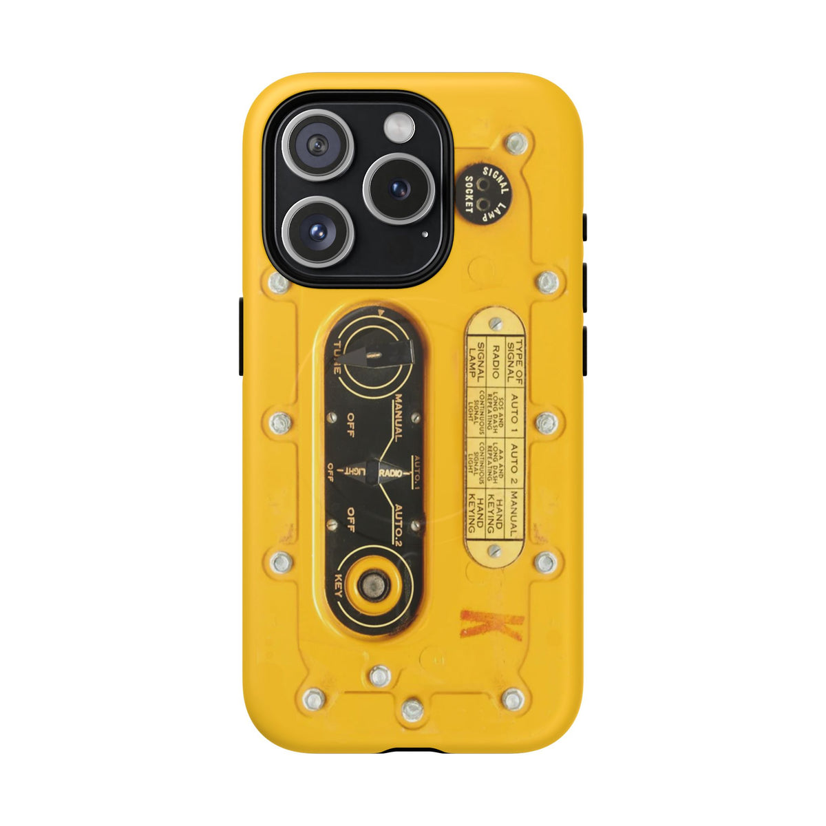 SCR-578 "Gibson Girl" Survival Radio Style Tough Magnetic Phone Cases – iPhone Compatible