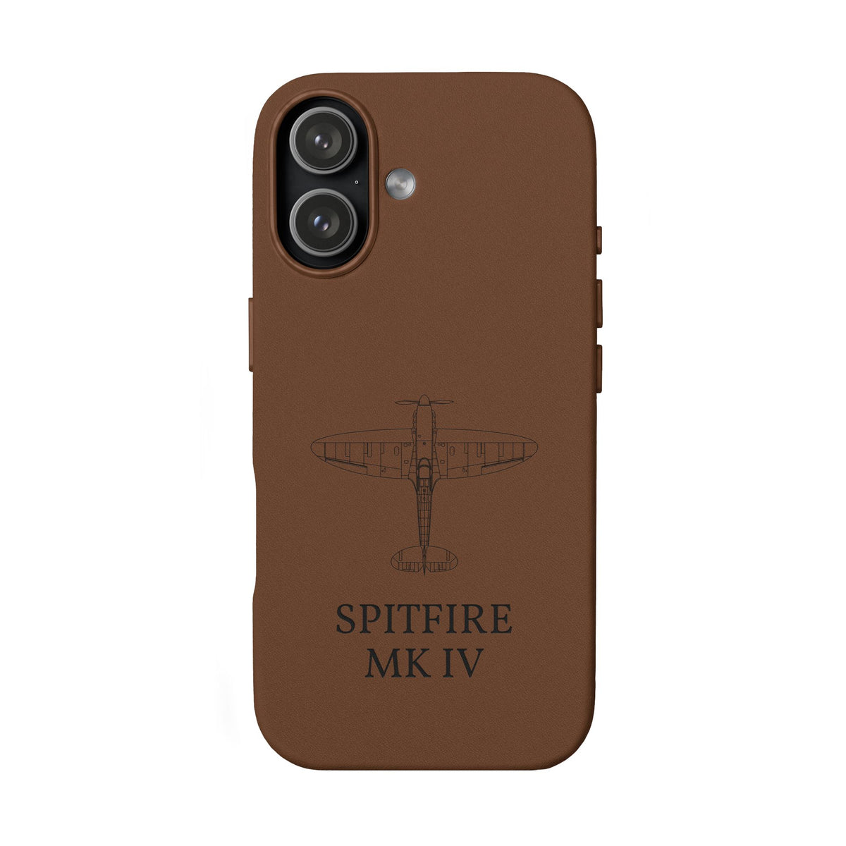 Custom Spitfire PU Leather Phone Cases (Engraving)