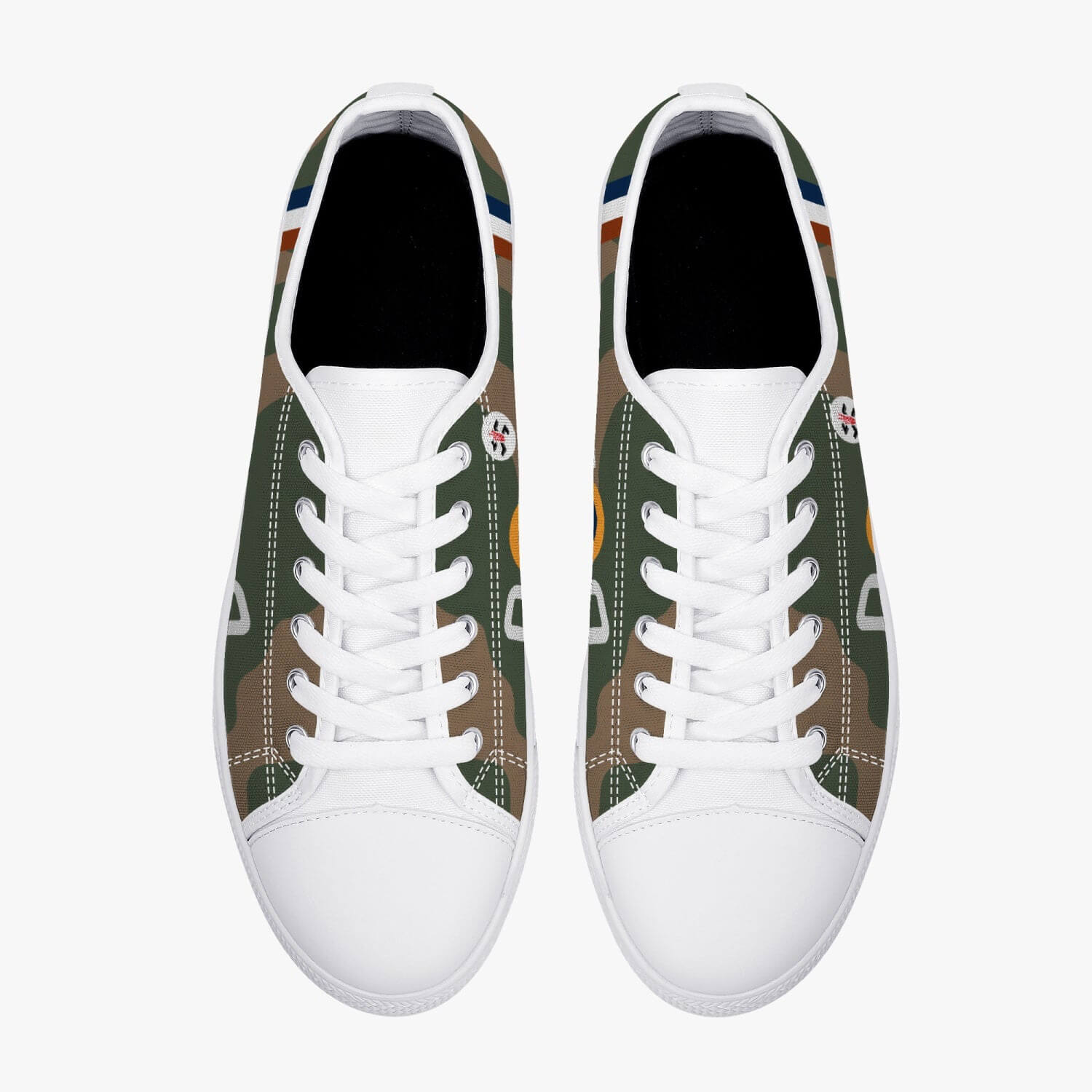 Spitfire "AZ-Q" of Pat Hughes Low Top Canvas Shoes - I Love a Hangar