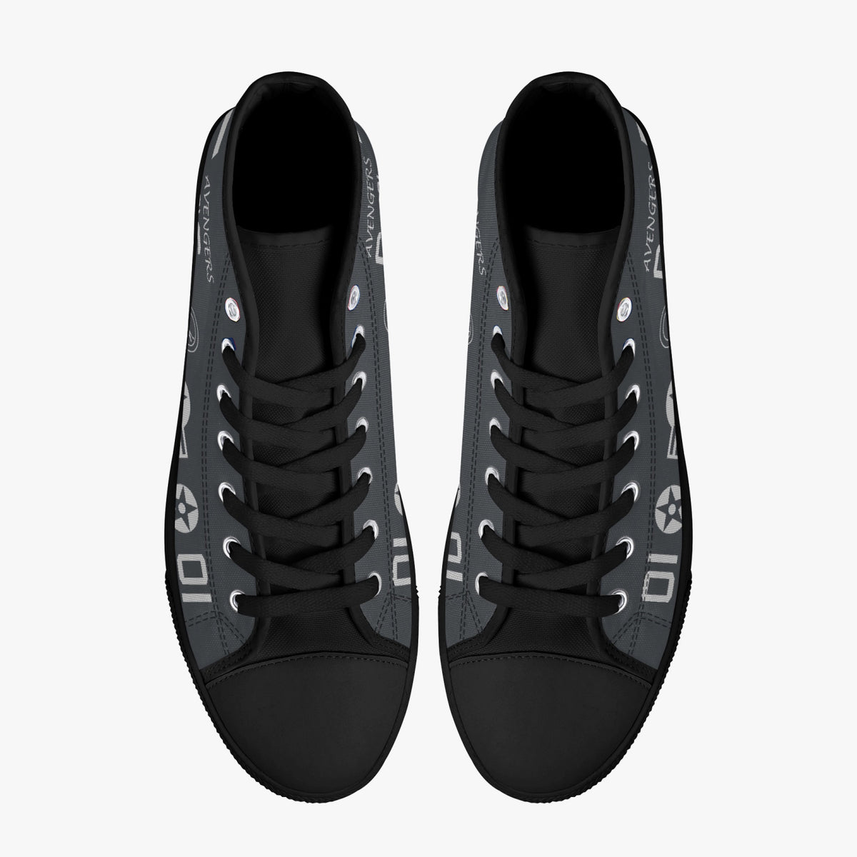VMA-211 "Wake Island Avengers" (BuNo 165572) High Top Canvas Shoes - I Love a Hangar