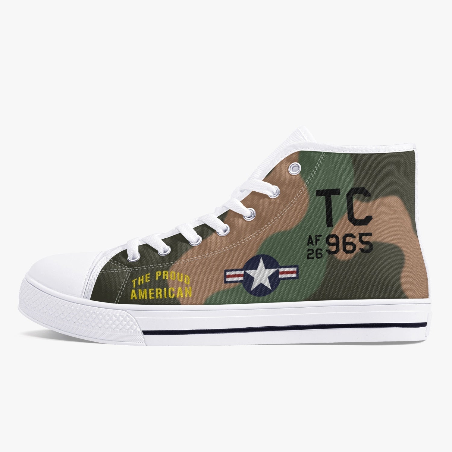 A-1 "The Proud American" High Top Canvas Shoes - I Love a Hangar