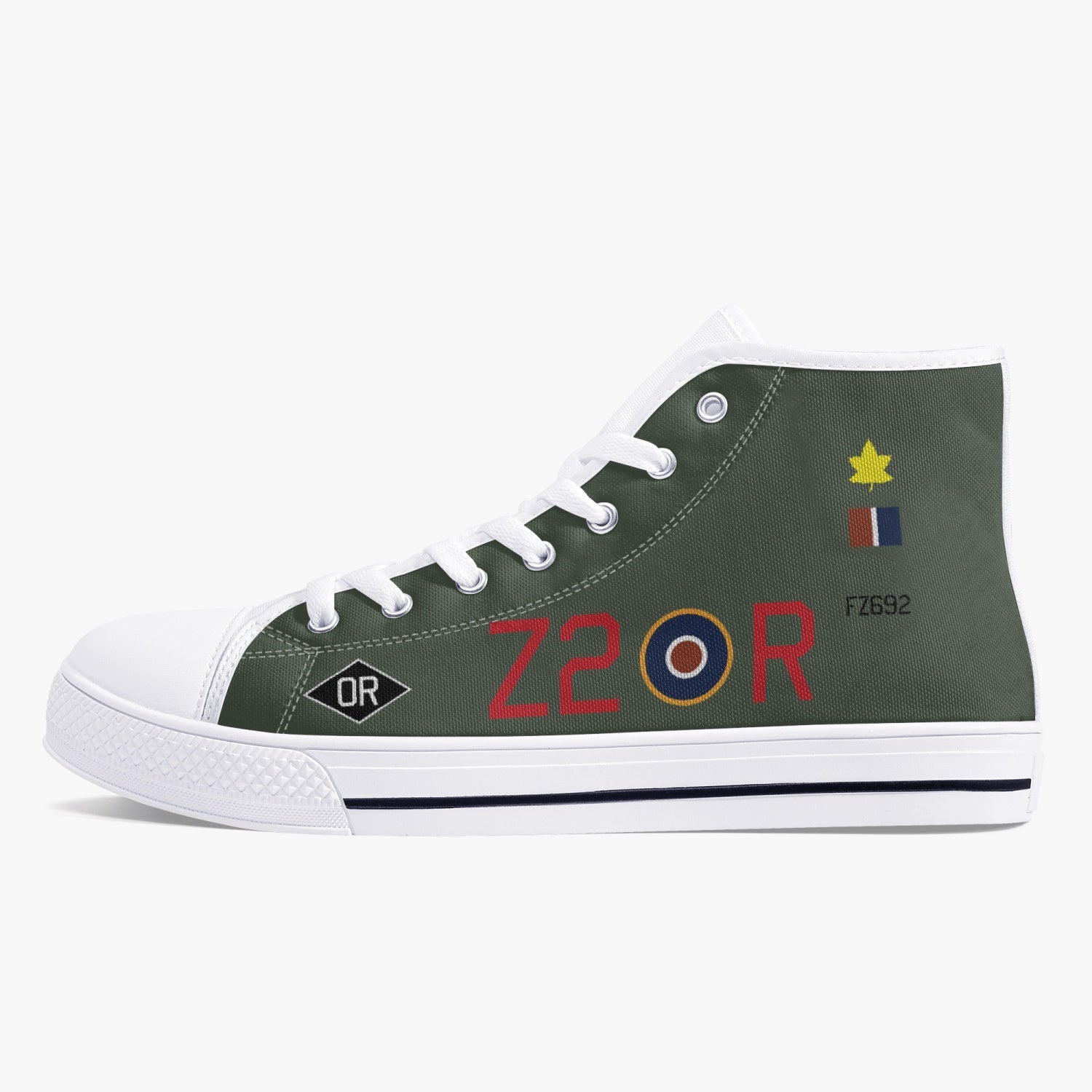 C-47 "Z2-R" High Top Canvas Shoes - I Love a Hangar