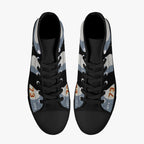64th Aggressor Squadron High Top Canvas Shoes - I Love a Hangar