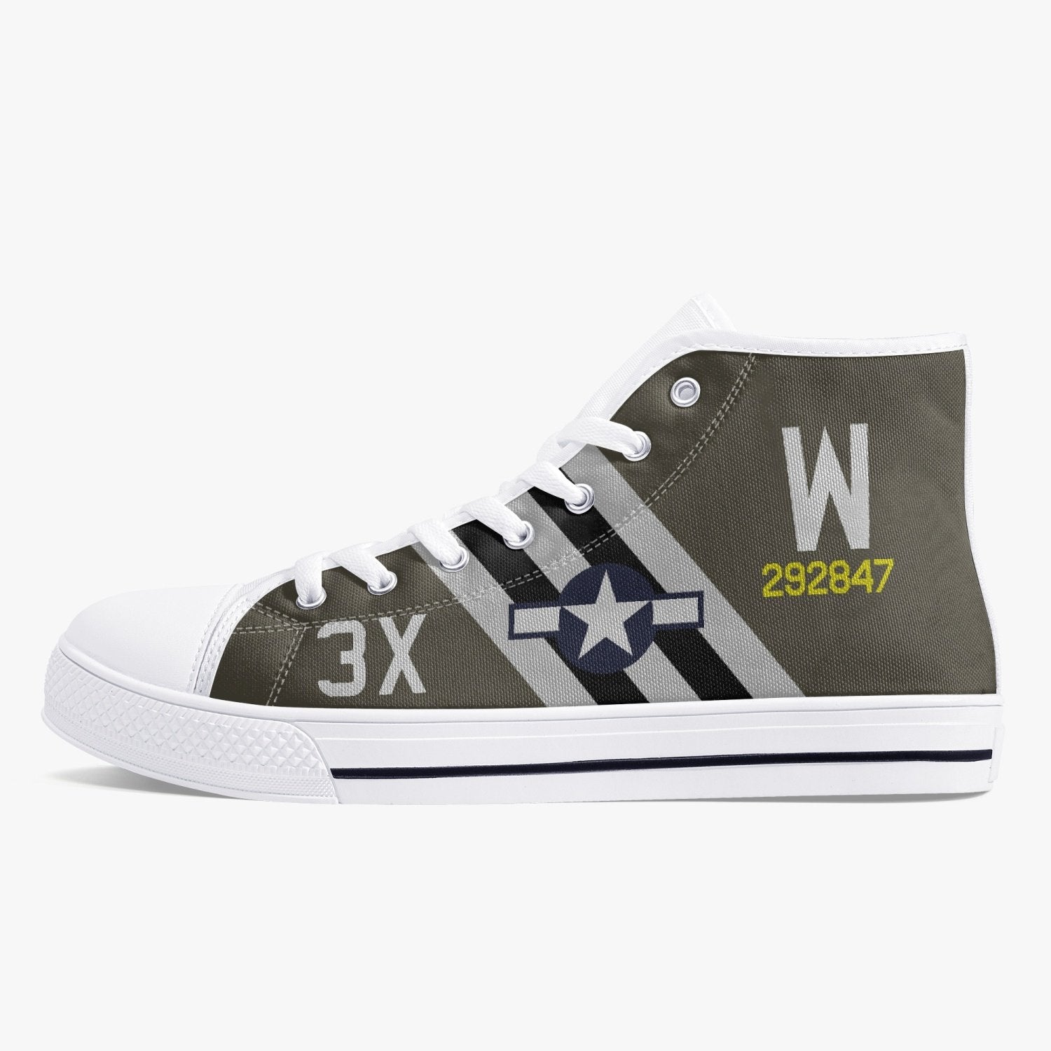 C-47 "That's All, Brother" High Top Canvas Shoes - I Love a Hangar