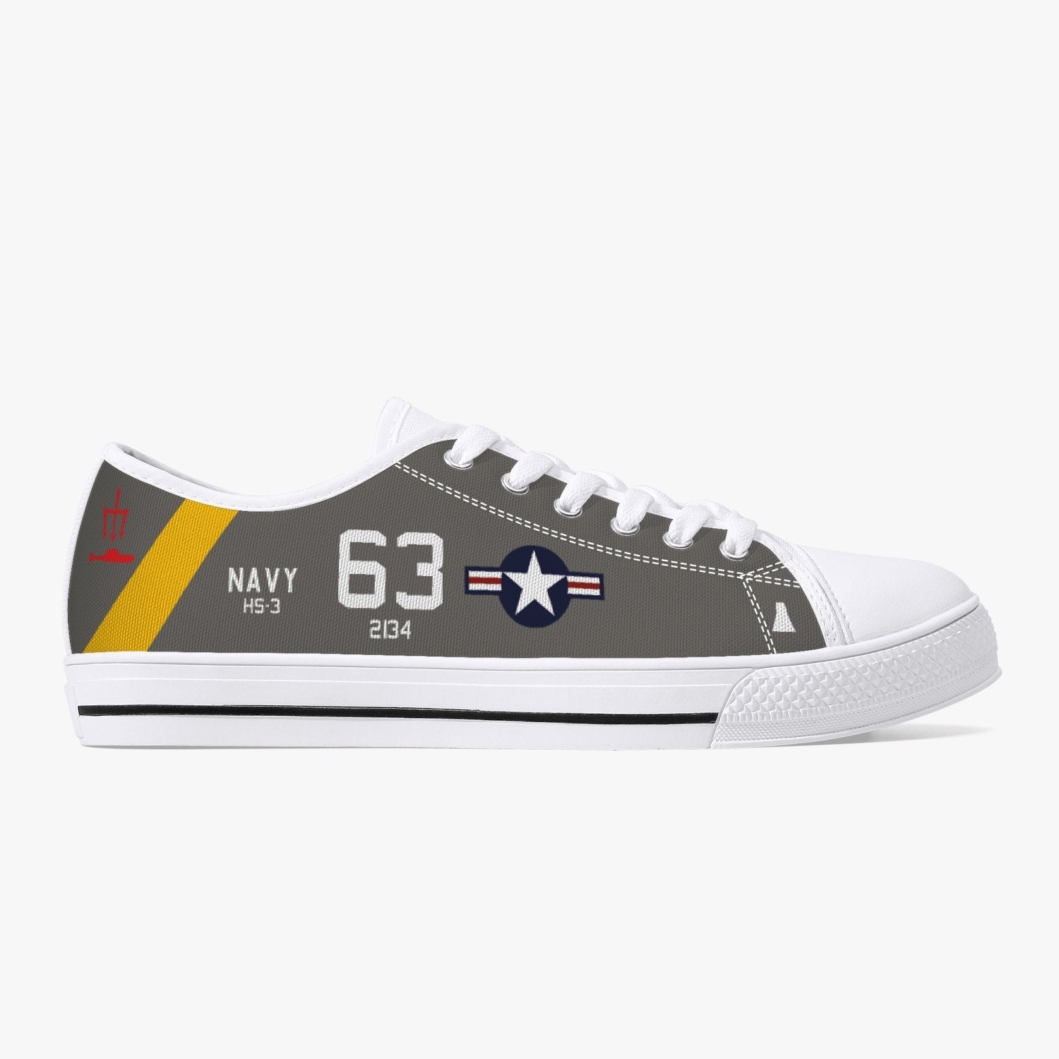 HS-3 "Tridents" Low Top Canvas Shoes - I Love a Hangar