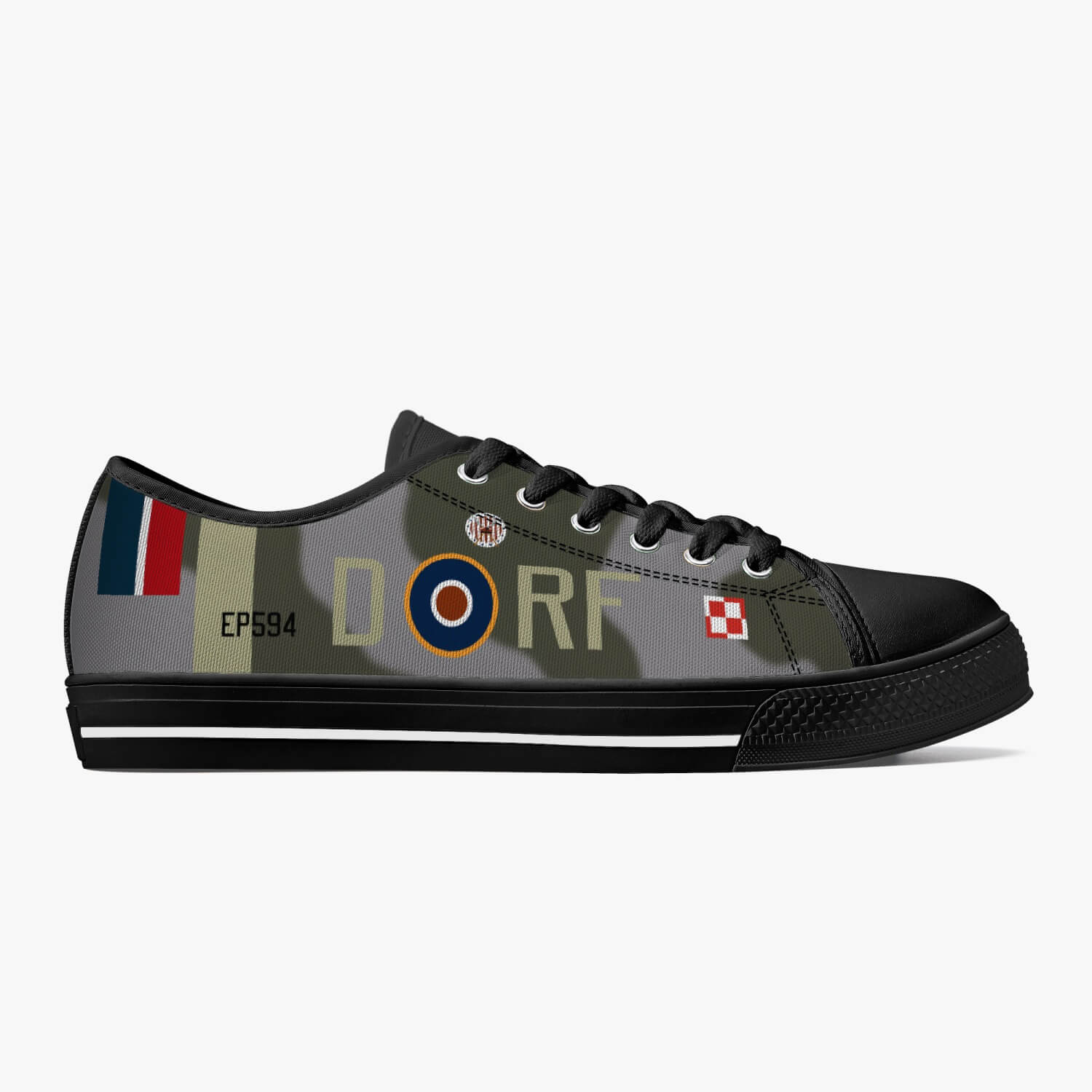 Spitfire "RF-D" Men's Low Top Canvas Shoes - I Love a Hangar