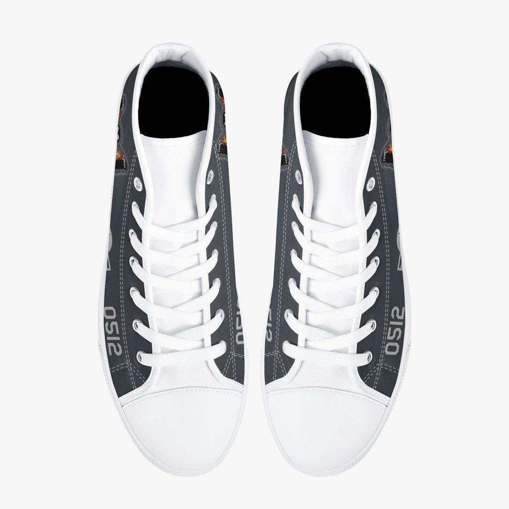 AC-130 "Spooky II" High Top Canvas Shoes - I Love a Hangar