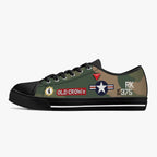 F-105 "Old Crow II" Low Top Canvas Shoes - I Love a Hangar