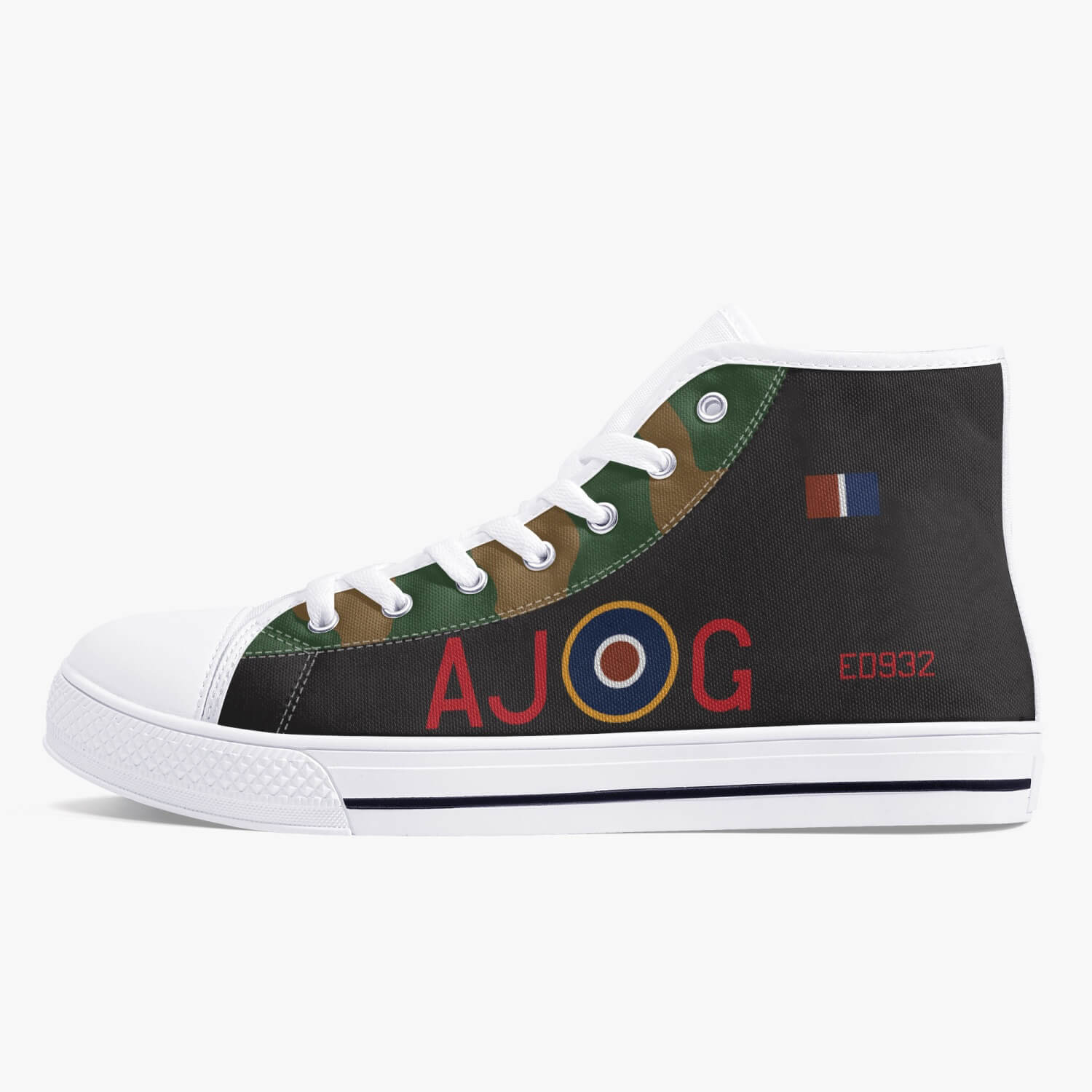 Lancaster "AJ-G" High Top Canvas Shoes - I Love a Hangar