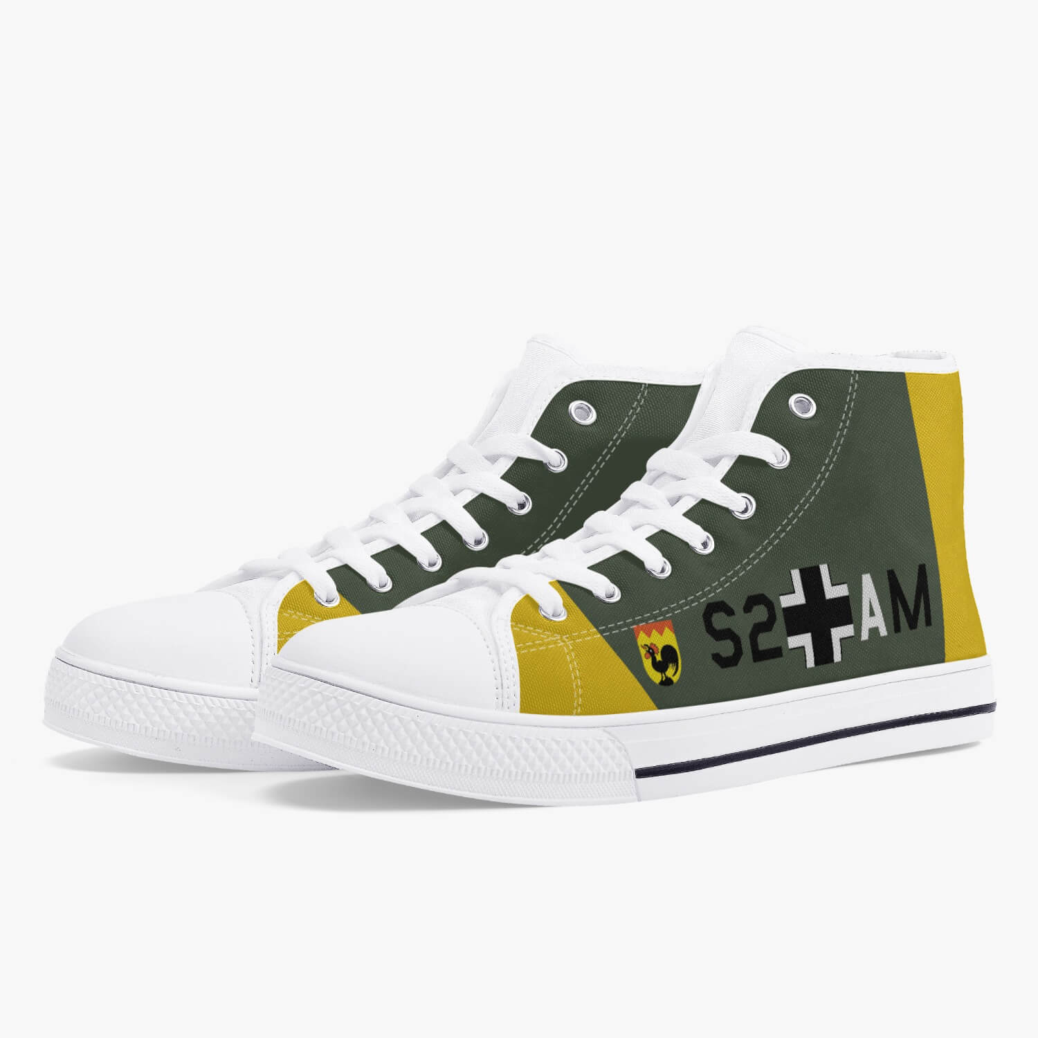 Ju-87 "Stuka" High Top Canvas Shoes - I Love a Hangar