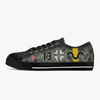 Bf-109 "Black 13" of Gunther Rall Low Top Canvas Shoes - I Love a Hangar