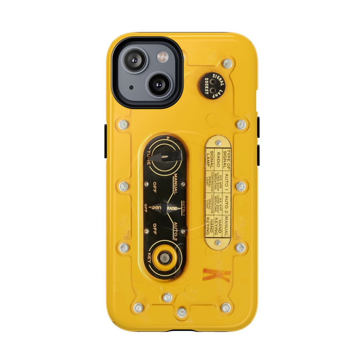 SCR-578 "Gibson Girl" Survival Radio Style Tough Magnetic Phone Cases – iPhone Compatible