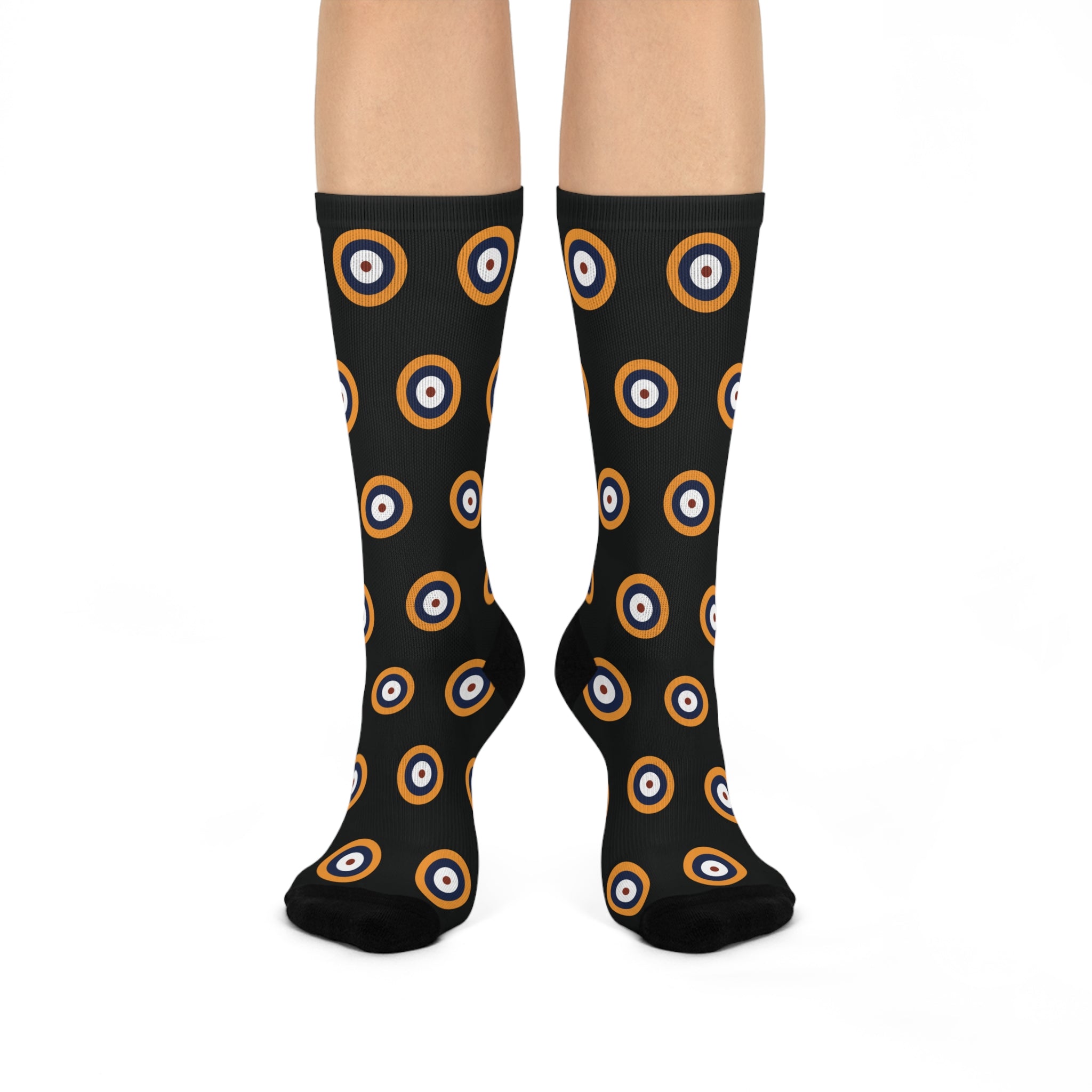 RAF Roundel (Type A.1) Pattern Cushioned Crew Socks