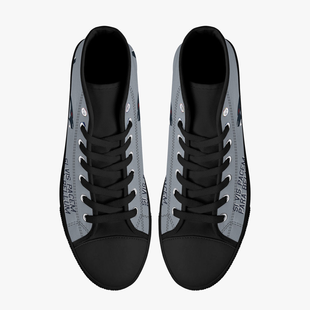 VAQ-139 "Cougars" High Top Canvas Shoes - I Love a Hangar