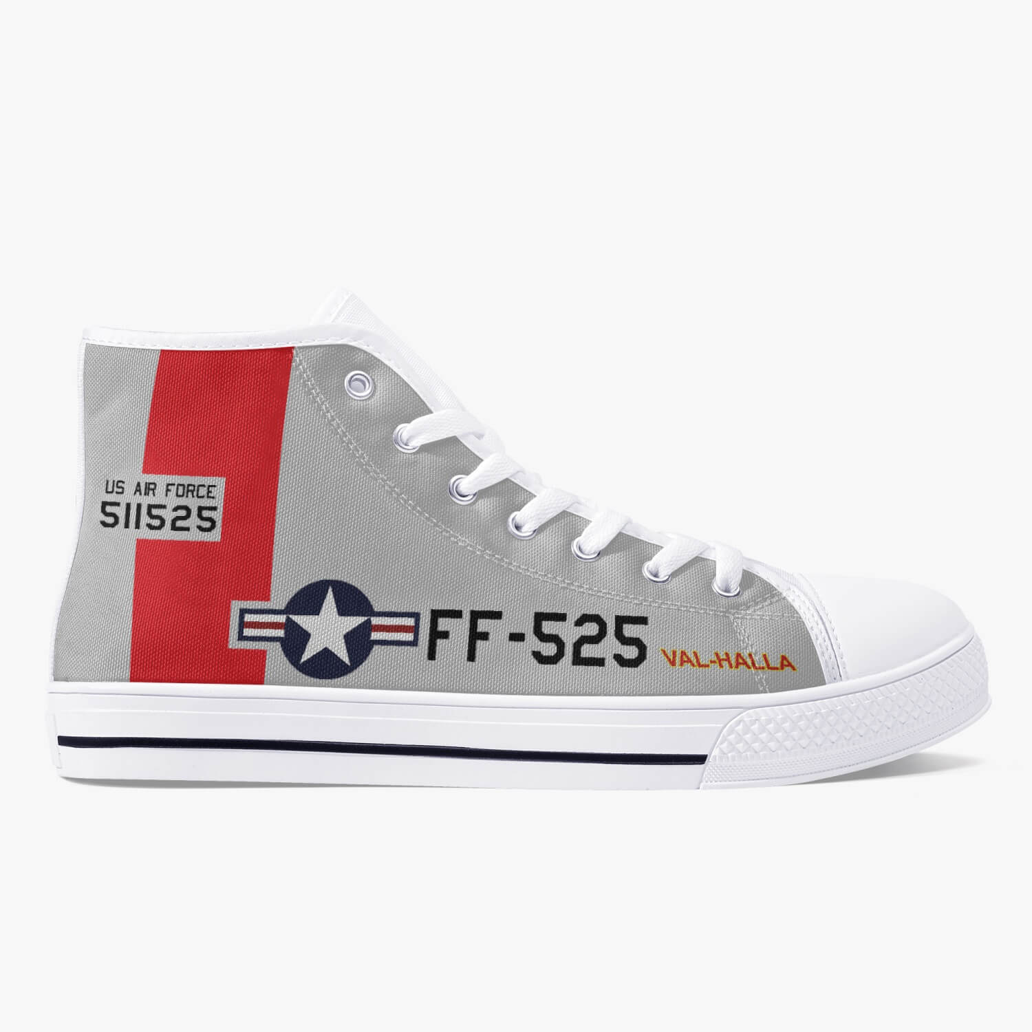 P-51 "Val-Halla" High Top Canvas Shoes - I Love a Hangar