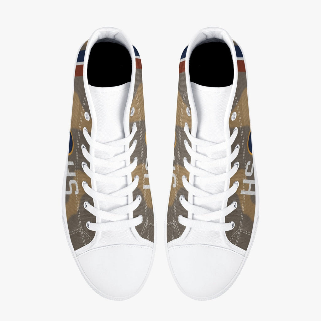 P-40 "HS-B" High Top Canvas Shoes - I Love a Hangar