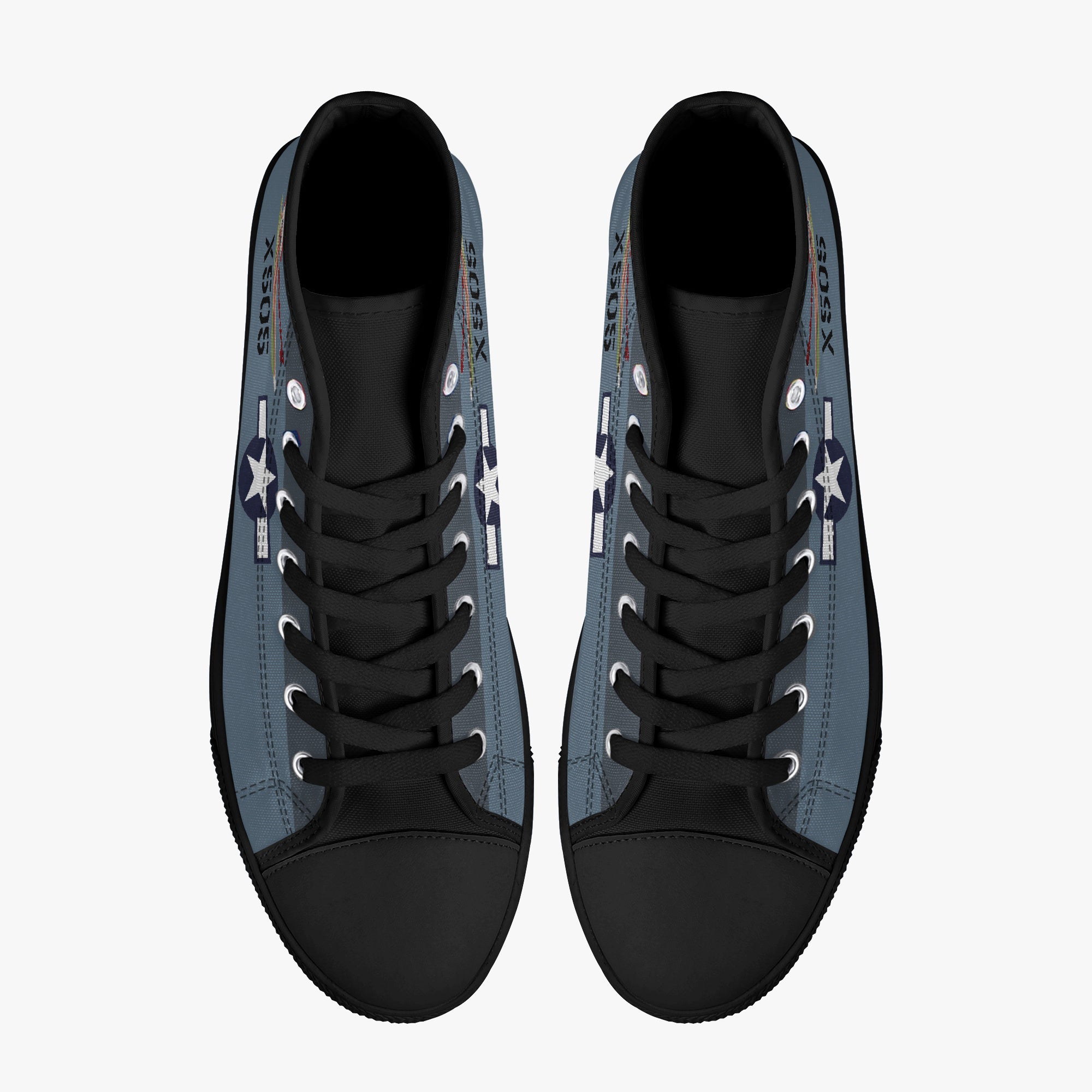 PB4Y-2 Privateer "Redwing" High Top Canvas Shoes - I Love a Hangar