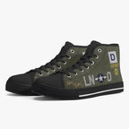 B-17 "Alice from Dallas II" High Top Canvas Shoes - I Love a Hangar