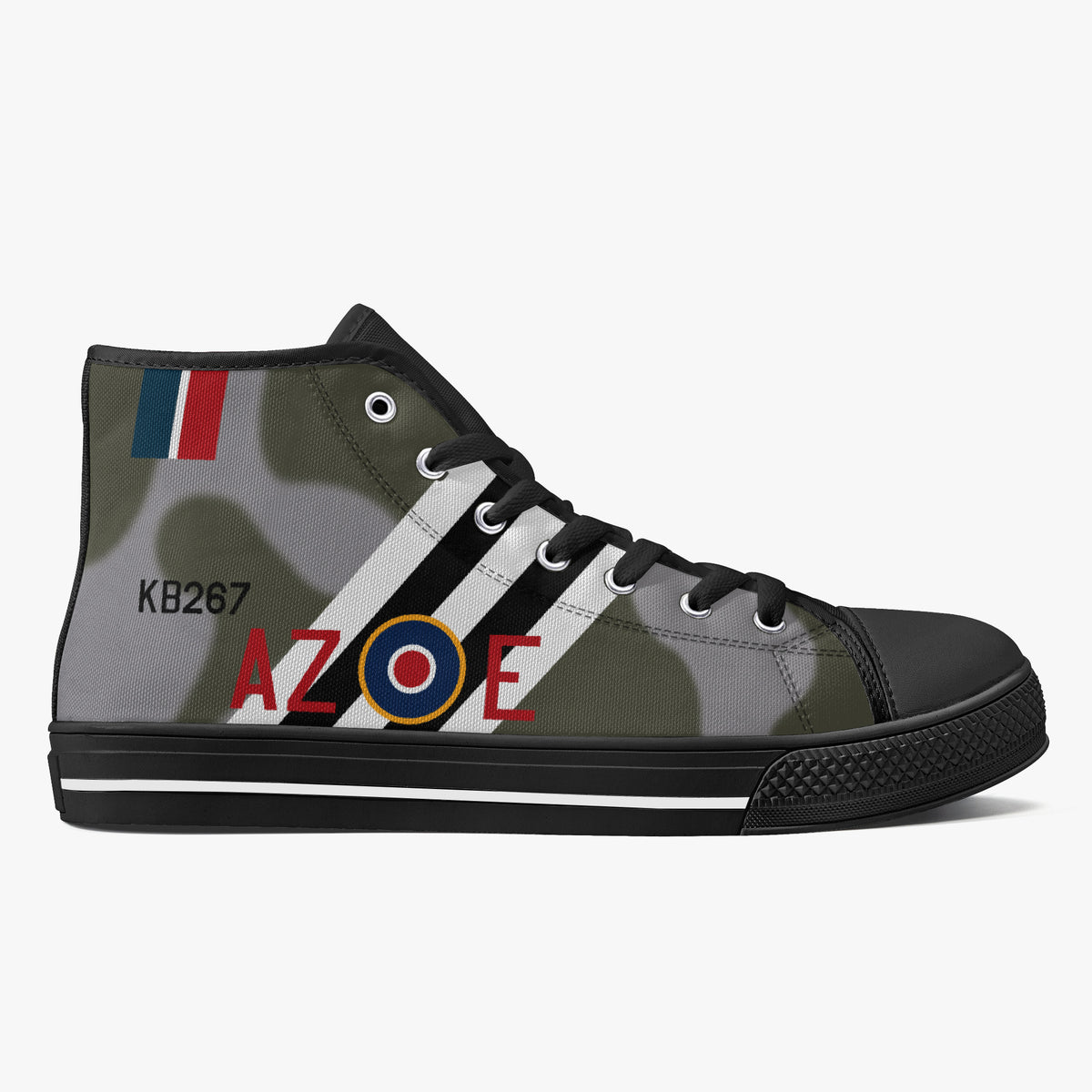 DH.98 Mosquito "AZ-E" High Top Canvas Shoes