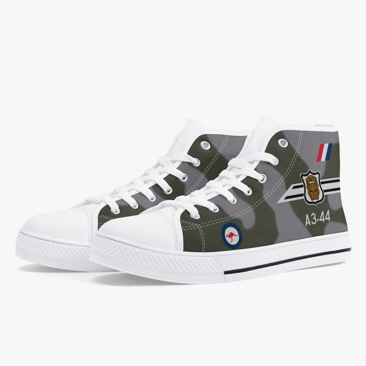 Mirage IIIO "A3-44" High Top Canvas Shoes - I Love a Hangar