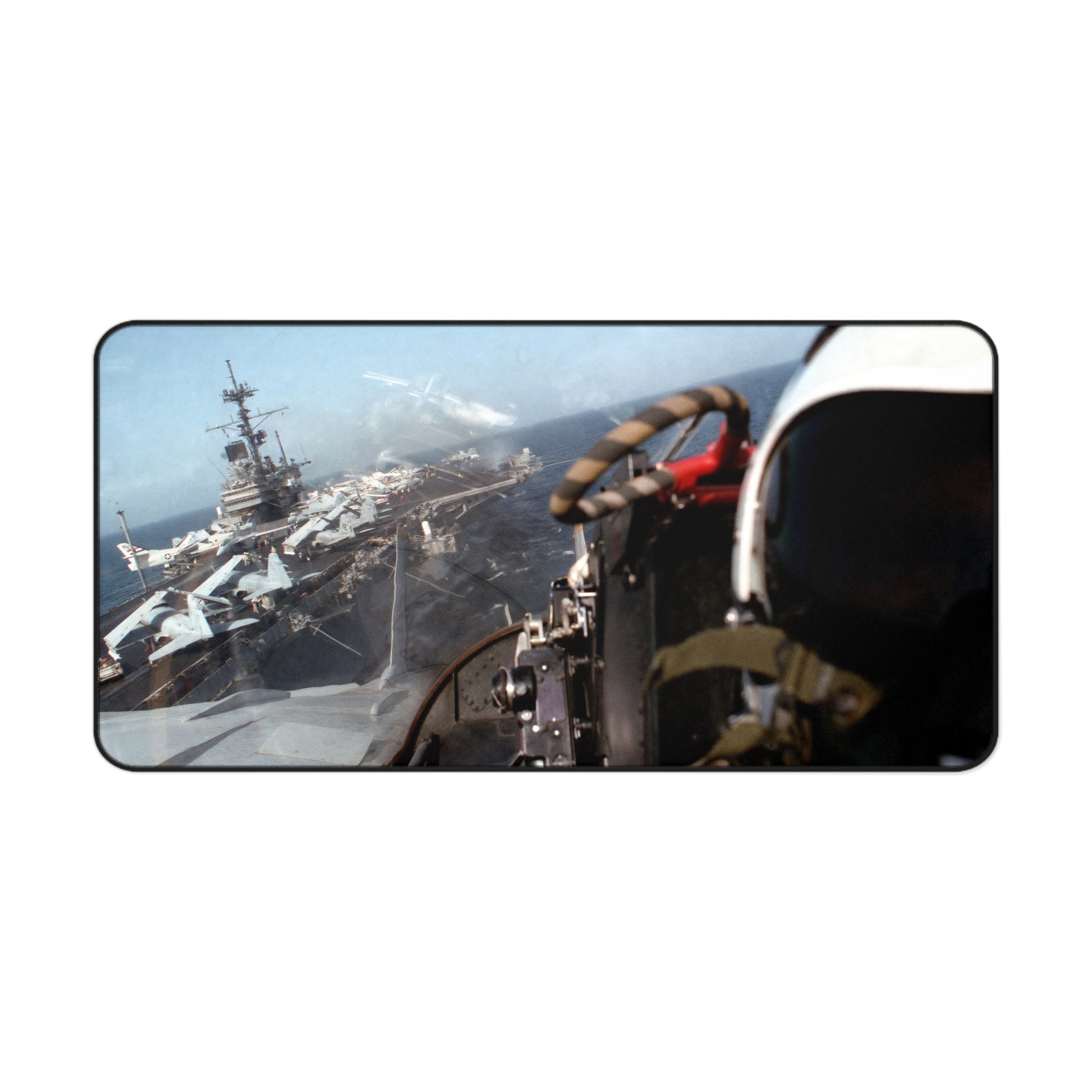 F-14 Tomcat Launch Desk Mat - I Love a Hangar