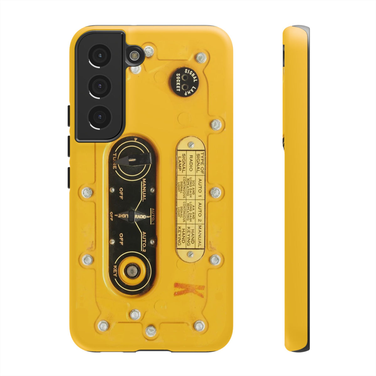 SCR-578 "Gibson Girl" Survival Radio Style Tough Phone Cases – Samsung Galaxy Compatible