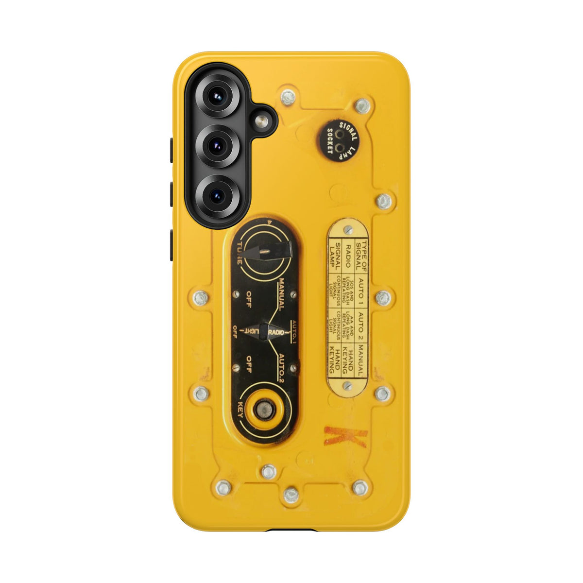 SCR-578 "Gibson Girl" Survival Radio Style Tough Phone Cases – Samsung Galaxy Compatible