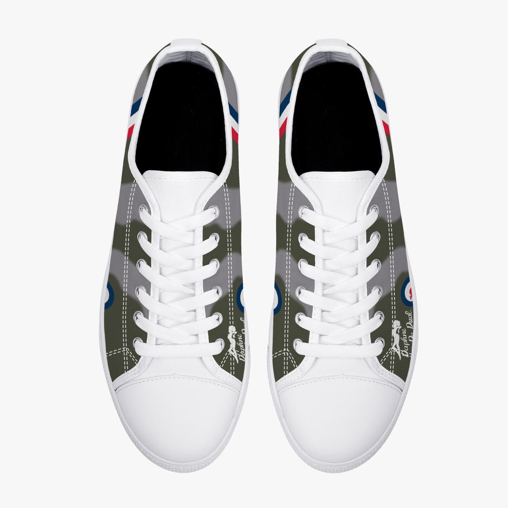 Mirage IIIO "Daphne De Dual" (A3-102) Low Top Canvas Shoes - I Love a Hangar