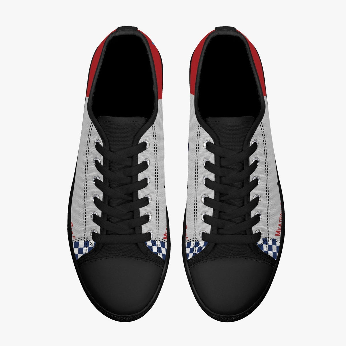 P-51 "Meatball Rap II" Low Top Canvas Shoes - I Love a Hangar