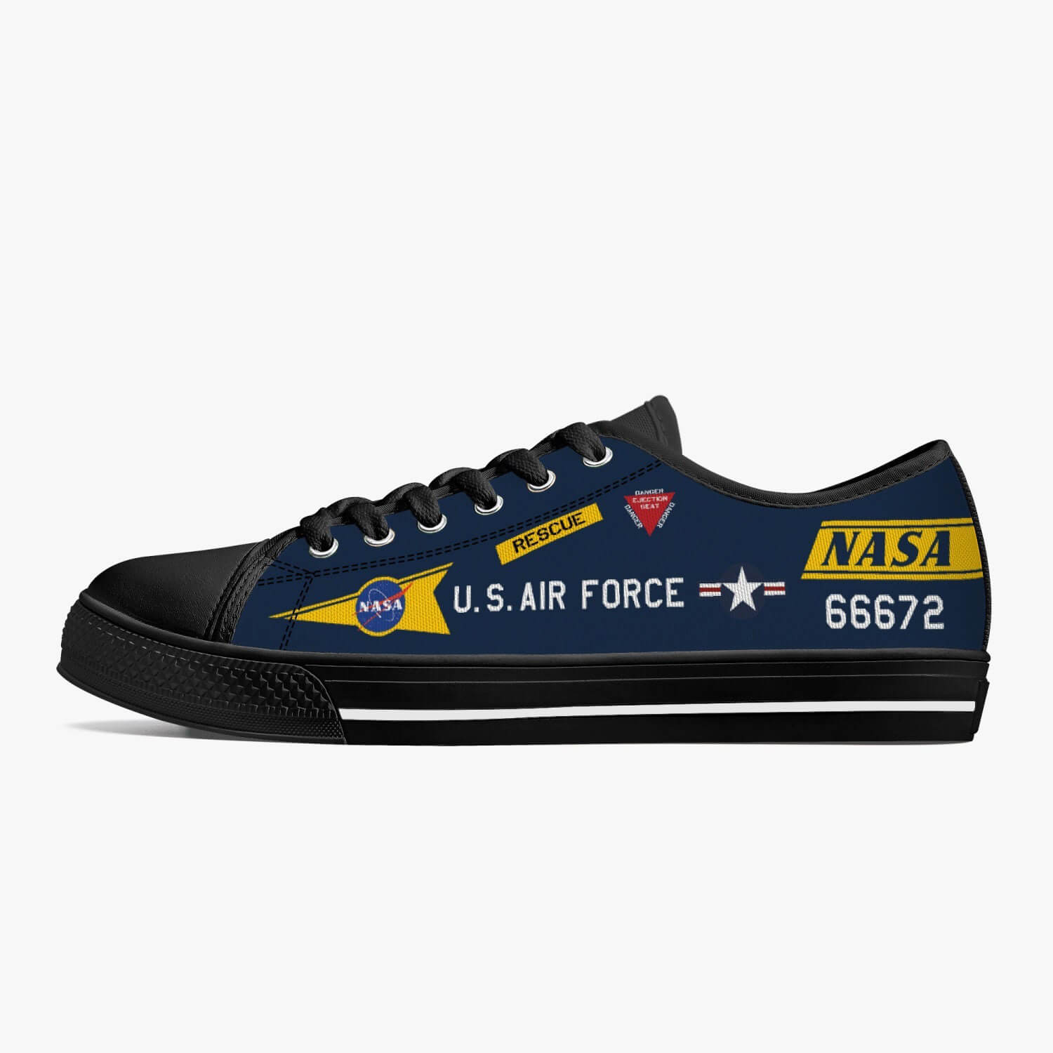 X-15 "56-6672" Low Top Canvas Shoes - I Love a Hangar